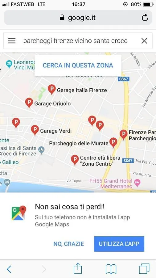 Romantico Attichino Con Terrazzo Vista Duomo !! Florencja Apartament